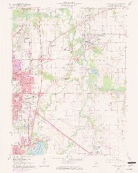 Springfield East 1965 topographic map thumbnail