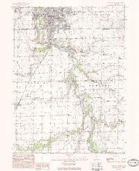 Streator South 1983 topographic map thumbnail