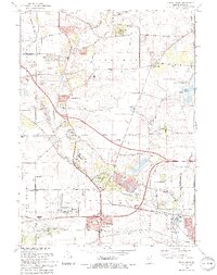 Sugar Grove 1993 topographic map thumbnail