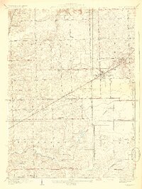 Tinley Park 1929 topographic map thumbnail