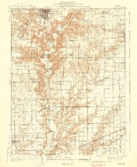 Toledo 1938 topographic map preview