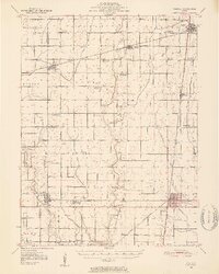 Tuscola 1950 topographic map thumbnail
