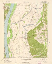 Valmeyer 1954 topographic map preview