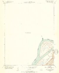 Wabash Island 1953 topographic map thumbnail