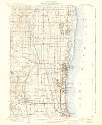 Waukegan 1908 topographic map thumbnail