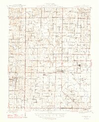 Wayne City 1947 topographic map preview