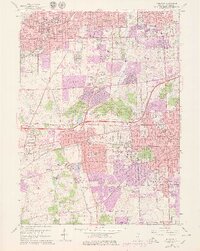 Wheaton 1962 topographic map preview