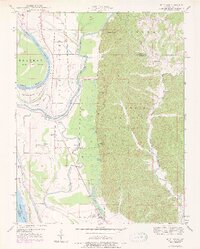 Wolf Lake 1947 topographic map thumbnail