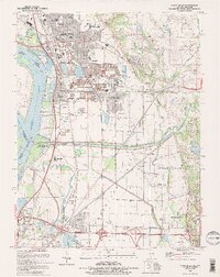 Wood River 1994 topographic map thumbnail
