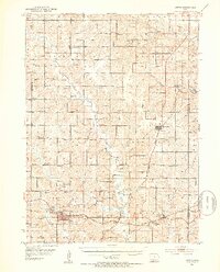 Afton 1951 topographic map thumbnail