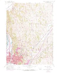 Council Bluffs North 1956 topographic map thumbnail