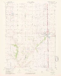 Farmersville 1979 topographic map thumbnail