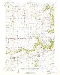 Fithian 1957 topographic map thumbnail