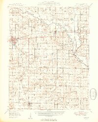 Flora 1949 topographic map thumbnail