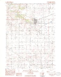 Franklin Grove 1983 topographic map thumbnail