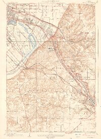 French Village 1935 topographic map thumbnail