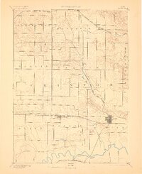Dewitt 1891 topographic map thumbnail
