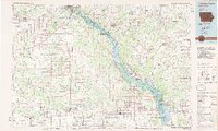 Dubuque South 1984 topographic map thumbnail