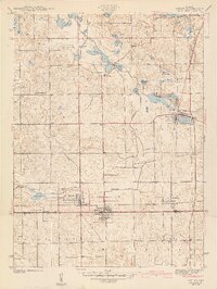 Ashley 1942 topographic map thumbnail
