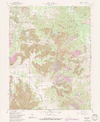 Augusta 1961 topographic map preview