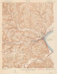 Aurora 1943 topographic map thumbnail