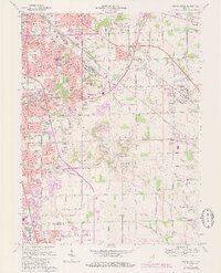 Beech Grove 1967 topographic map thumbnail