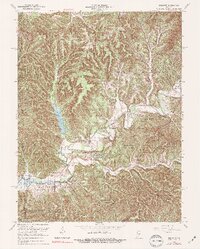 Belmont 1966 topographic map thumbnail