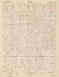 Bucktown 1944 topographic map thumbnail