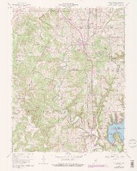 Clear Creek 1965 topographic map thumbnail