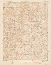 Depauw 1946 topographic map thumbnail