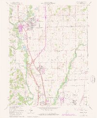 Edinburgh 1961 topographic map thumbnail