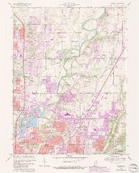 Fishers 1967 topographic map preview