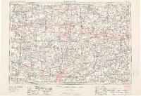 Fort Wayne 1953 topographic map thumbnail