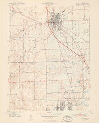 Franklin 1948 topographic map thumbnail
