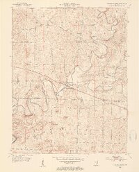 Fredericksburg 1953 topographic map thumbnail