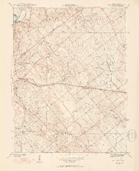 Fritchton 1942 topographic map thumbnail