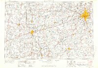 Indianapolis 1953 topographic map thumbnail