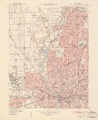 Indianapolis West 1948 topographic map thumbnail