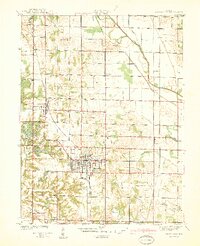 Jasonville 1940 topographic map thumbnail