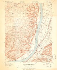 Kosmosdale 1951 topographic map thumbnail