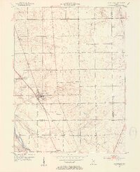La Fontaine 1953 topographic map thumbnail