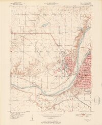 Lafayette 1950 topographic map thumbnail