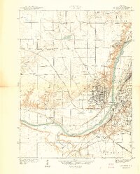 Lafayette 1941 topographic map thumbnail