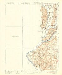 Lawrenceburg 1932 topographic map thumbnail