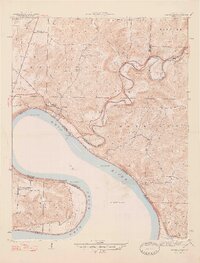 Leavenworth 1947 topographic map thumbnail