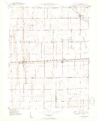 Lewisville 1950 topographic map thumbnail