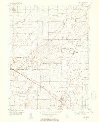 Lizton 1953 topographic map thumbnail