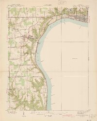 Madison West 1939 topographic map thumbnail