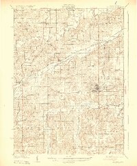 Indianola 1931 topographic map thumbnail