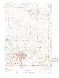 Marshalltown 1960 topographic map thumbnail